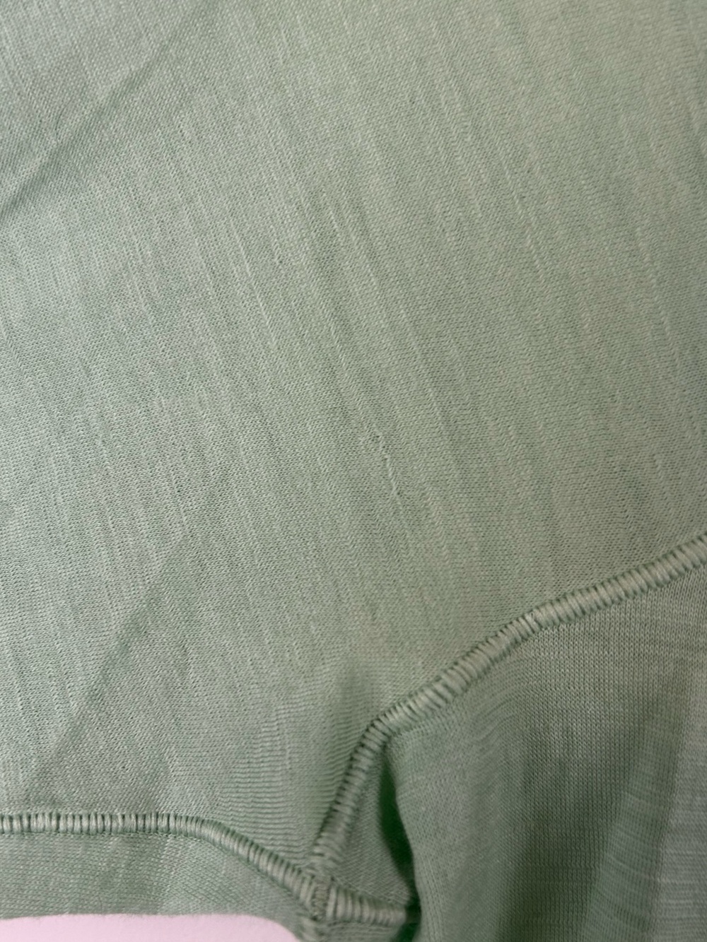 Smartwool Merino Wool Long Sleeve Base Layer Top Light Green Women’s XS - Picture 5 of 7